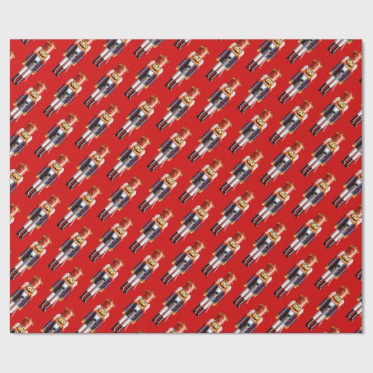 Nutty Nutcracker Speelgoed Soldier Cartoon Cadeaupapier (Vlak)