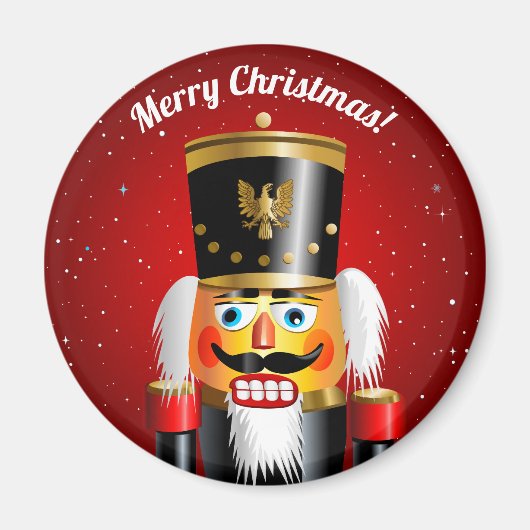 Nutty Nutcracker Speelgoed Soldier Magneet (Voorkant)