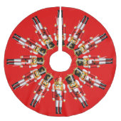 Nutty Nutcrackers Army Kerstboom Rok (Voorkant)