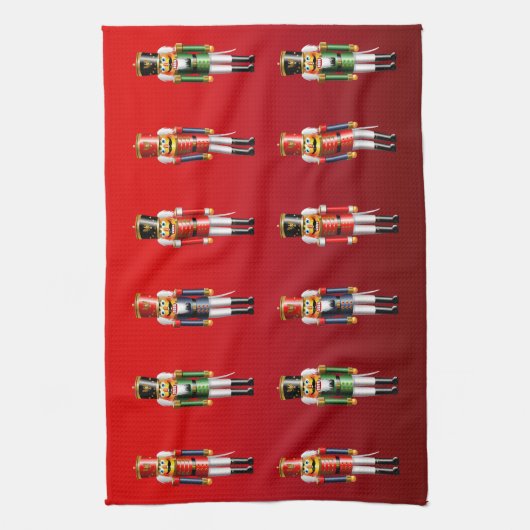 Nutty Nutcrackers Army Theedoek (Verticaal)