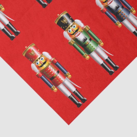 Nutty Nutcrackers Army Tissuepapier (Detail)