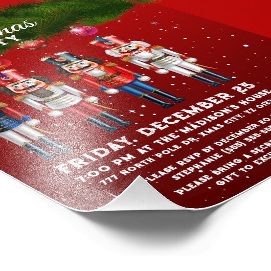 Nutty Nutcrackers kerstfeest Foto Afdruk (Hoek)