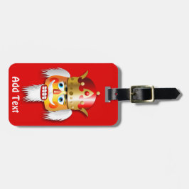 Nutty Nutkraker King Bagagelabel