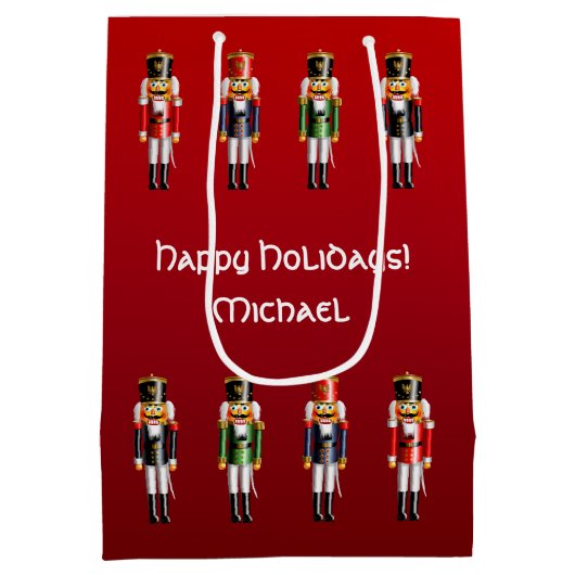Nutty Nutkraker Speelgoed Soldaten Medium Cadeauzakje (Achterkant)