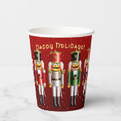 Nutty Nutkraker Speelgoed Soldaten Papieren Bekers (Achterkant)