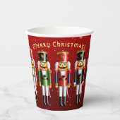 Nutty Nutkraker Speelgoed Soldaten Papieren Bekers (Voorkant)