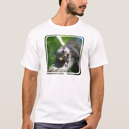 Nutty Squirrel Mannen T-Shirt (Voorkant)