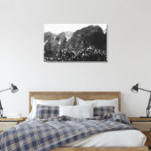 Nuuanu Valley, Hawaii - Uitzicht van de onderste H Canvas Afdruk (Insitu (Slaapkamer))