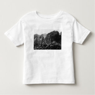 Nuuanu Valley, Hawaii - Uitzicht van de onderste H Kinder Shirts
