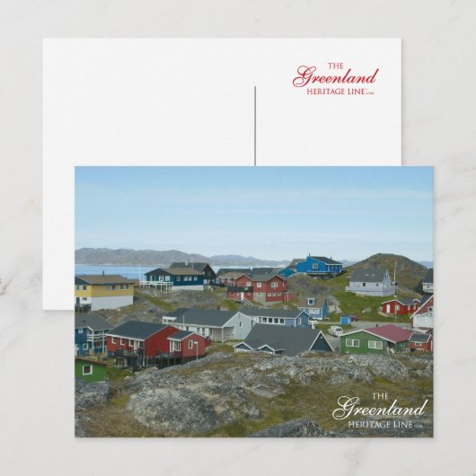 Nuuk Briefkaart (Voorkant / Achterkant)