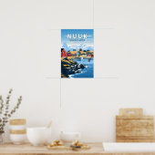 Nuuk Groenland Reizen Kunst Vintage Poster (Keuken)