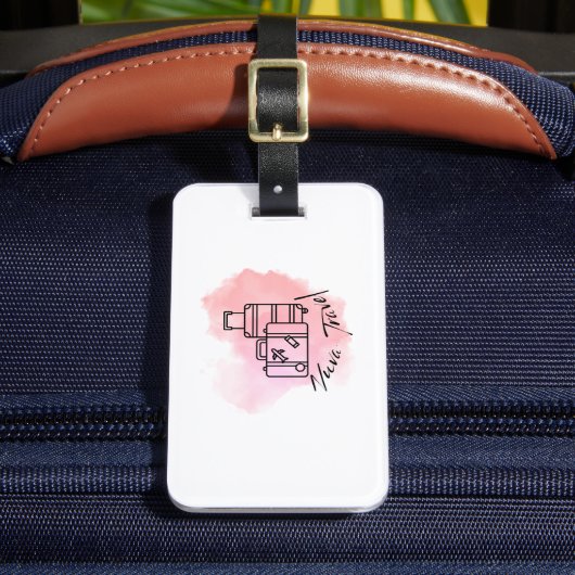 Nuva Travel bagtag Bagagelabel (Voorkant Insitu 2)
