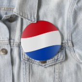 Nuvola Dutch, Nederland Ronde Button 4,0 Cm (In situ)