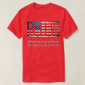 NUW Whidbey Island Naval Air Station Ault Field T-shirt (Design voorkant)