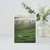 Nuwara Eliya Tea Plantation Sri Lanka Briefkaart (Staand voorkant)
