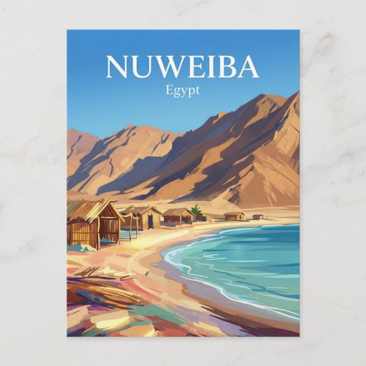 Nuweiba Egypte Briefkaart (Voorkant)