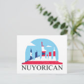 Nuyorican Pride New York Puerto Rico Erfgoed Briefkaart (Staand voorkant)