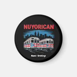 Nuyorican Puerto Rican New York City Pride Boricua Magneet