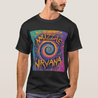 Nuzzle in Nirvana design T-shirt