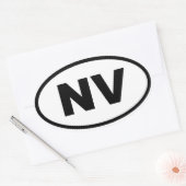 NV Nevada Ovale Sticker (Envelop)
