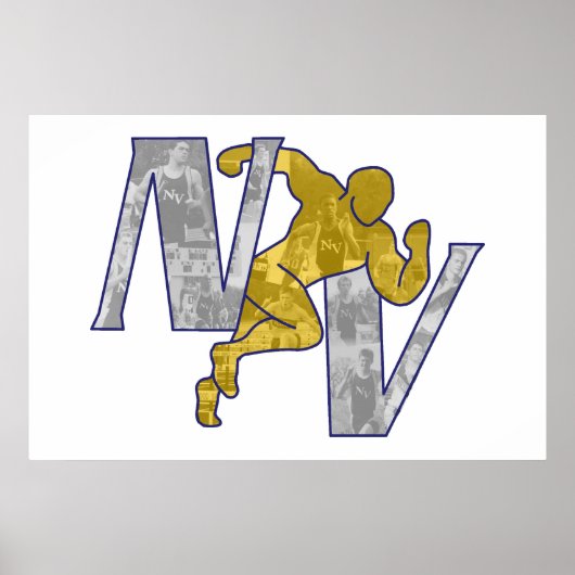 NV Track Collage Poster (Voorkant)