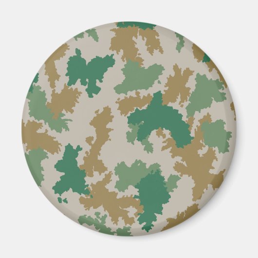NVA Flächentarn (Flecktarn / Blumentarn) Magneet (Voorkant)