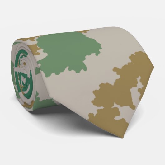 NVA Flächentarn (Flecktarn / Blumentarn) Stropdas (Opgerold)