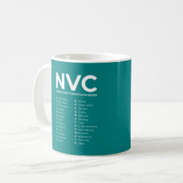 NVC-alfabet voor geweldloze communicatie Koffiemok
