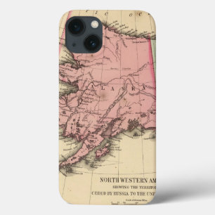 NW America Map door Mitchell iPhone 13 Hoesje