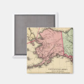 NW America Map door Mitchell Magneet (Voorkant / Achterkant)