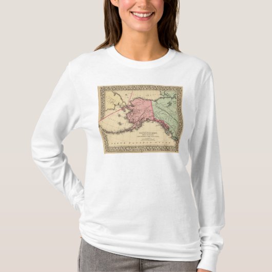 NW America Map door Mitchell T-shirt (Voorkant)