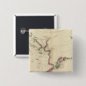 NW-Amerika, NE-Azië Vierkante Button 5,1 Cm (Voorkant /achterkant)