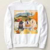 NW HERFST Finse lapphund en chow shirten Trui