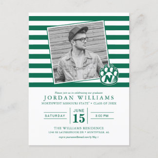 NW Missouri staat Afstuderen Aankondigingskaart
