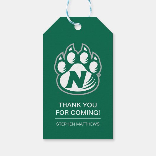 NW Missouri staat Afstuderen Cadeaulabel (Achterkant)