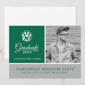 NW Missouri staat Afstuderen Kaart (Voorkant / Achterkant)