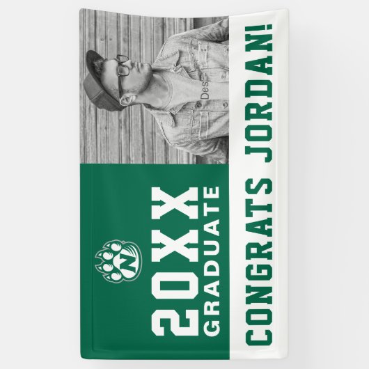 NW Missouri staat Afstuderen Spandoek (Verticaal)