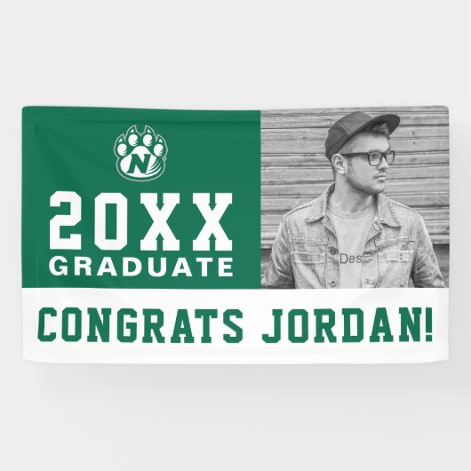 NW Missouri staat Afstuderen Spandoek (Horizontaal)