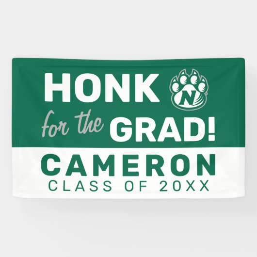 NW Missouri staat Afstuderen Spandoek (Horizontaal)