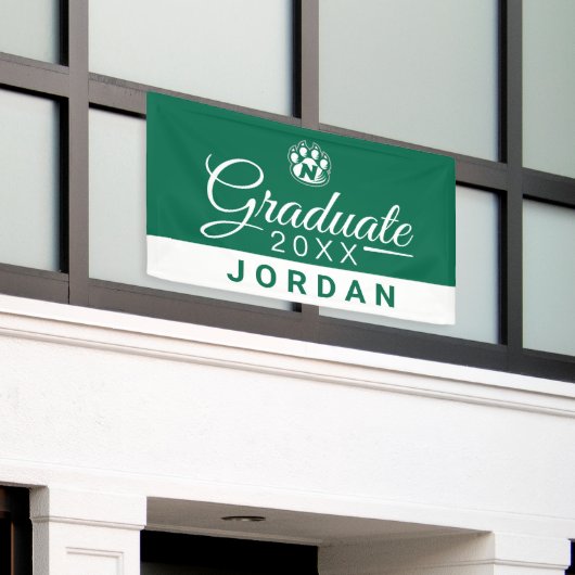 NW Missouri staat Afstuderen Spandoek (Buitenkant Gebouw)