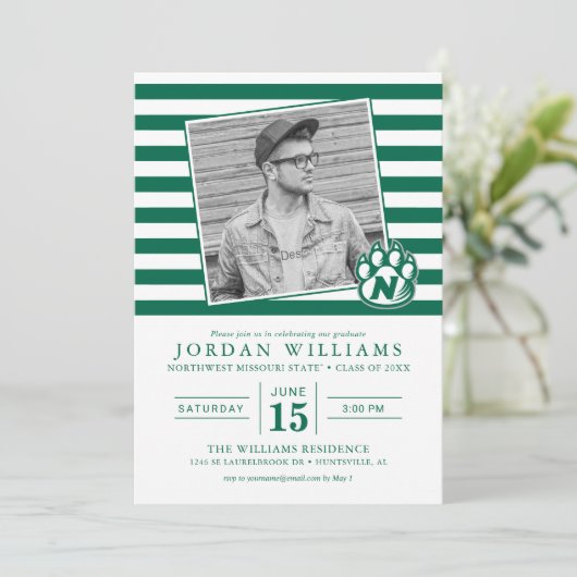 NW Missouri State afgestudeerde Aankondiging (Staand voorkant)