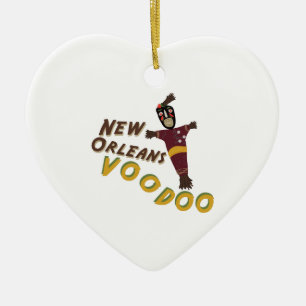 Nw Orleans Voodoo Doll Keramisch Ornament
