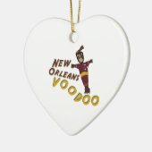 Nw Orleans Voodoo Doll Keramisch Ornament (Links)