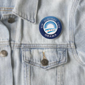 NW-voorsteden voor Obama-Button Ronde Button 5,7 Cm (In situ)