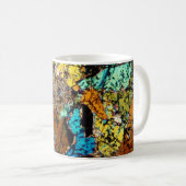 NWA 5480 Meteorite Thin Section Coffee Cup 02 Koffiemok (Voorkant rechts)
