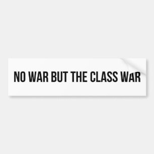 NWBTCW - communistische socialistische revolutiema Bumpersticker