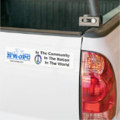 nwc - vrede in de gemeenschap bumpersticker (Op Truck)
