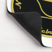 NWCBC Black & Gold Mousepad Muismat (Hoek)