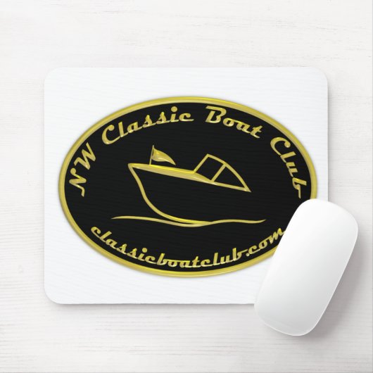 NWCBC Black & Gold Mousepad Muismat (Met muis)