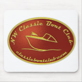 NWCBC Red & Gold Logo Mousepad Muismat (Voorkant)